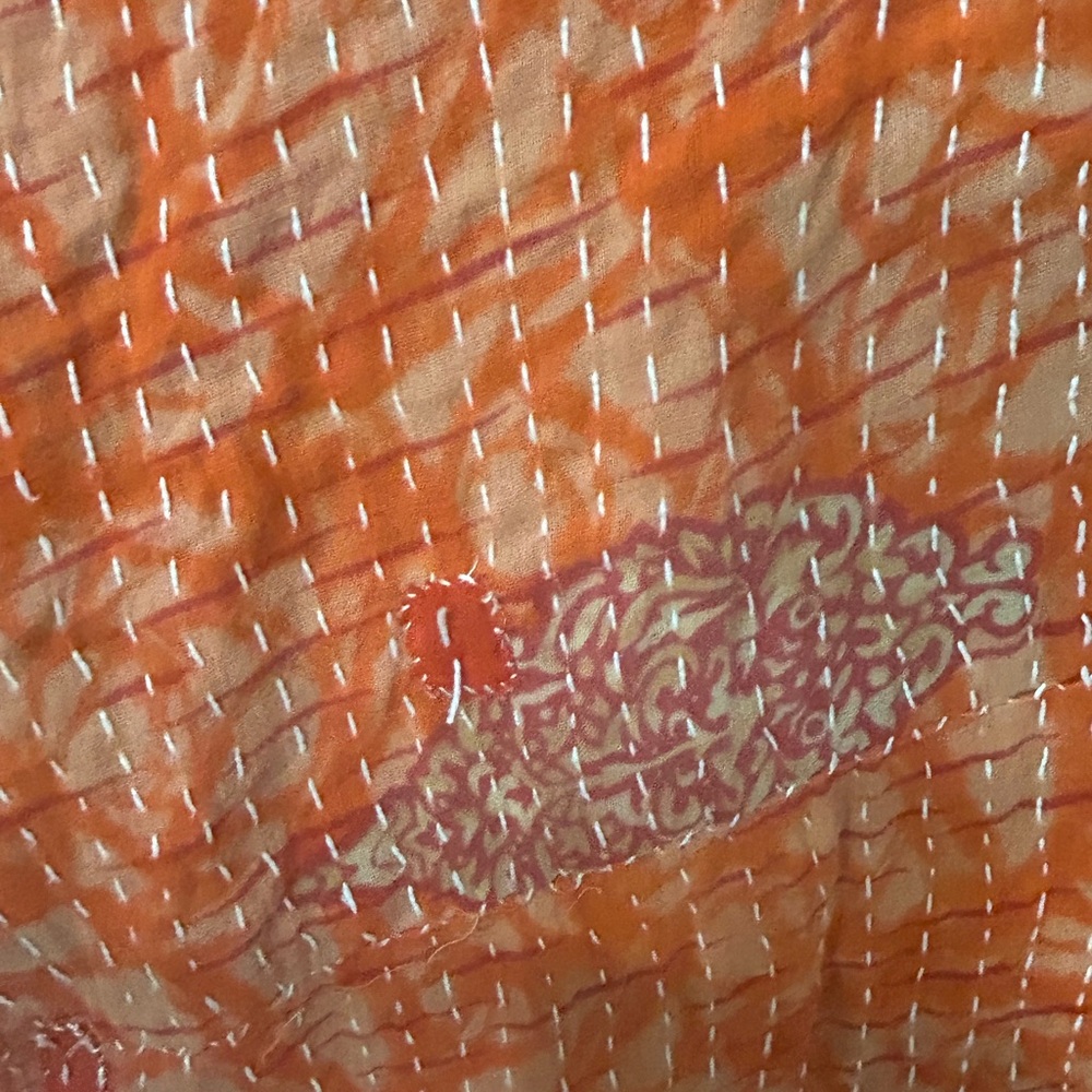 Elegant Orange and Black Midi Dress - Picture 5 of 9